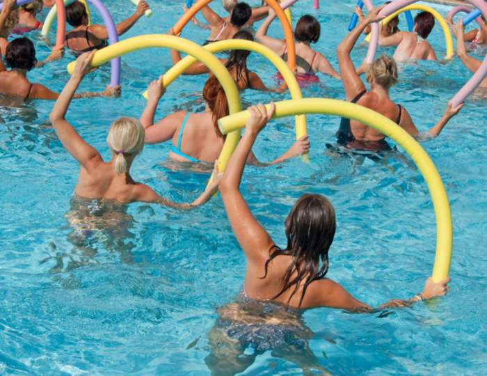 Аквааэробика - Отель «Морской» Алушта