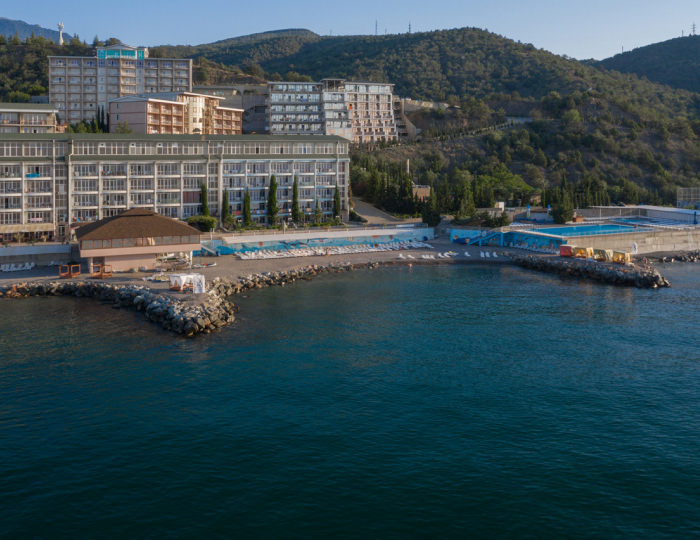 Внешний вид и территория - Отель «Морской» Алушта